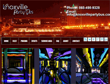 Tablet Screenshot of knoxvillepartybus.net